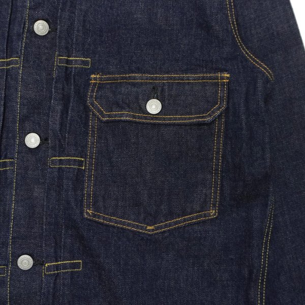 画像7: FULLCOUNT（フルカウント）#2107W Type1 Denim Jacket （タイプ１デニムジャケット）"13.7oz One Wash" / Indigo Blue（インディゴブルー） (7)