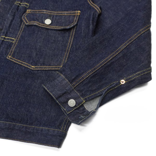 画像6: FULLCOUNT（フルカウント）#2107W Type1 Denim Jacket （タイプ１デニムジャケット）"13.7oz One Wash" / Indigo Blue（インディゴブルー） (6)