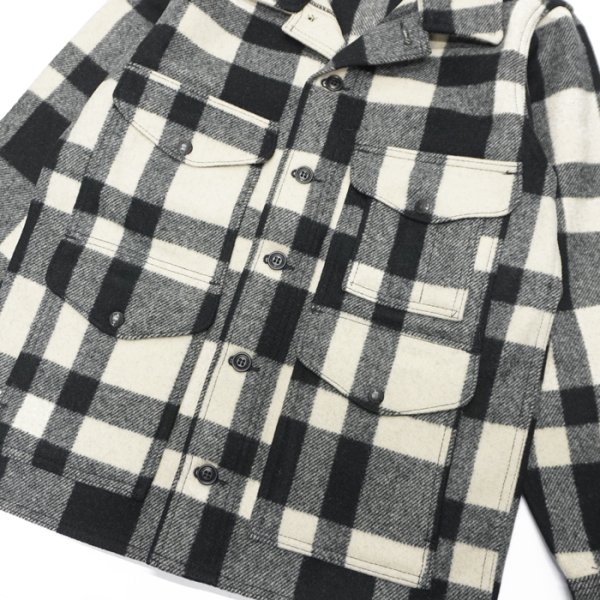 画像9: FILSON(フィルソン)MACKINAW WOOL CRUISER(マッキーノウールクルーザー)/NATURAL×BLACK(ナチュラル×ブラック) (9)