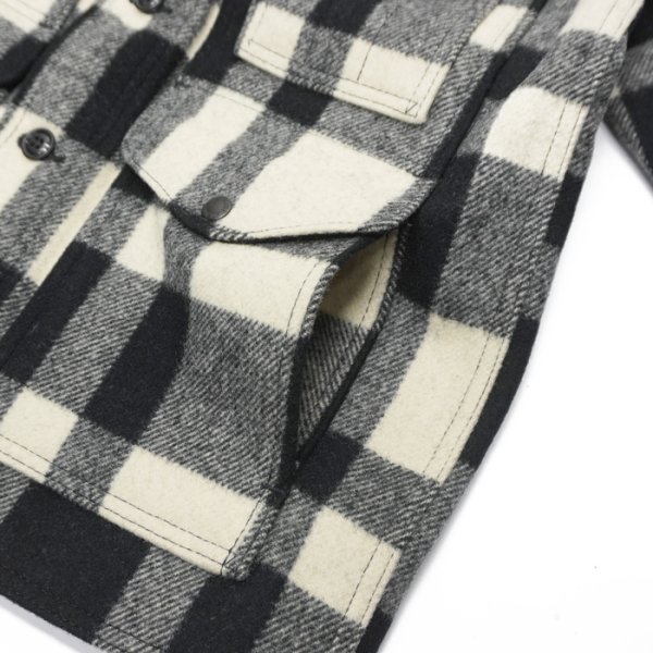 画像8: FILSON(フィルソン)MACKINAW WOOL CRUISER(マッキーノウールクルーザー)/NATURAL×BLACK(ナチュラル×ブラック) (8)