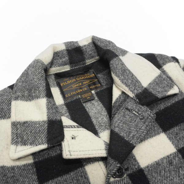 画像3: FILSON(フィルソン)MACKINAW WOOL CRUISER(マッキーノウールクルーザー)/NATURAL×BLACK(ナチュラル×ブラック) (3)