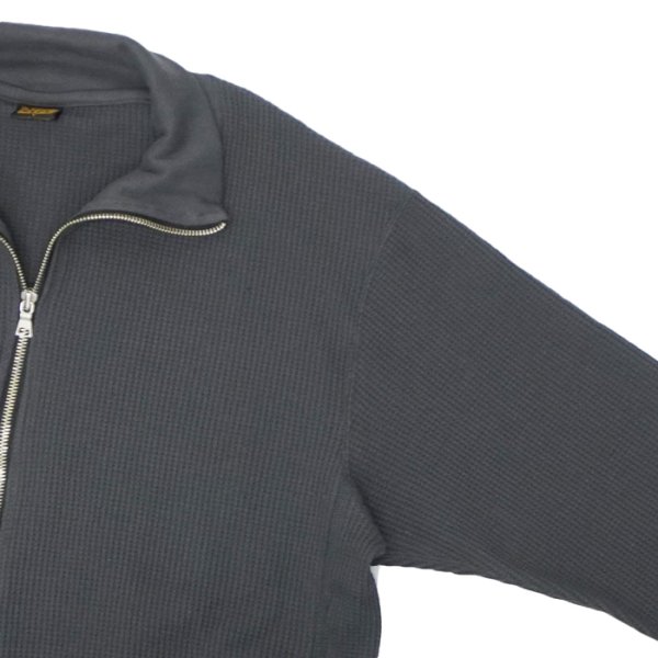 画像4: *A VONTADE(アボンタージ)Big Waffle Drivers Zip Cardigan(ビッグワッフルドライバーズジップカーディガン)/ Charcoal(チャコール) (4)