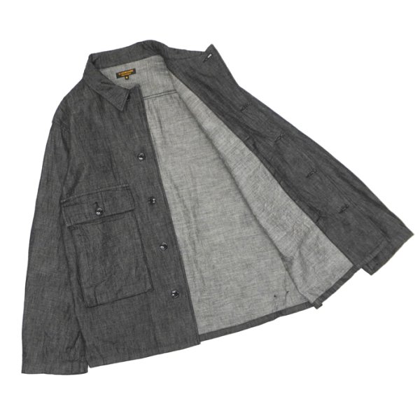 画像3: *A VONTADE（アボンタージ）Naval Utility Jacket（ナバルユーティリティジャケット）"Indigo＆Black Denim" / Black（ブラック） (3)