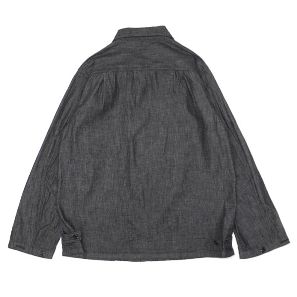 画像2: *A VONTADE（アボンタージ）Naval Utility Jacket（ナバルユーティリティジャケット）"Indigo＆Black Denim" / Black（ブラック） (2)