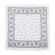 画像3: Post O'Alls（ポストオーバーオールズ）Dia POST Bandana Hankie（ダイアポスト バンダナハンキー）"Cotton Sheeting" / Navy（ネイビー）・White（ホワイト）※メール便発送可※ (3)