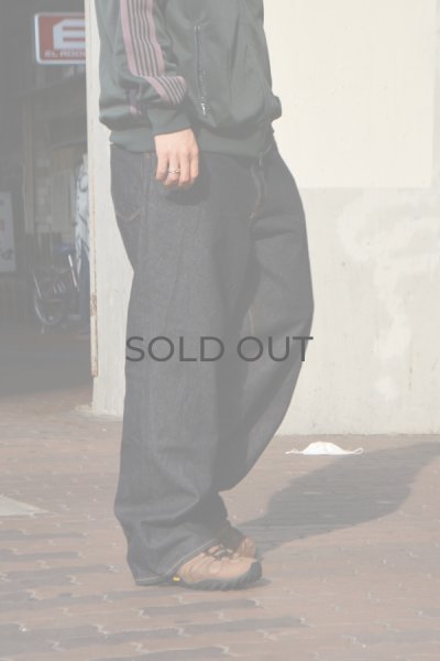 画像8: blurhms ROOTSTOCK（ブラームスルーツストック）13.5oz Denim Pants Wide（13.5ozデニムパンツ ワイド）/ Sulfur Black（サルファーブラック）【裾上げ無料】 (8)