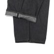 画像6: blurhms ROOTSTOCK（ブラームスルーツストック）13.5oz Denim Pants Wide（13.5ozデニムパンツ ワイド）/ Black（ブラック）【裾上げ無料】 (6)
