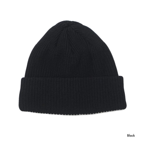 画像2: DECHO(デコー)COTTON KNIT CAP(コットンニットキャップ)/ Black(ブラック)・Brown(ブラウン)・Wine(ワイン)・Green (グリーン) (2)