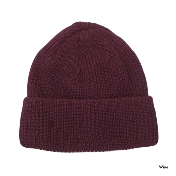 画像4: DECHO(デコー)COTTON KNIT CAP(コットンニットキャップ)/ Black(ブラック)・Brown(ブラウン)・Wine(ワイン)・Green (グリーン) (4)