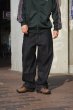 画像7: blurhms ROOTSTOCK（ブラームスルーツストック）13.5oz Denim Pants Wide（13.5ozデニムパンツ ワイド）/ Black（ブラック）【裾上げ無料】 (7)