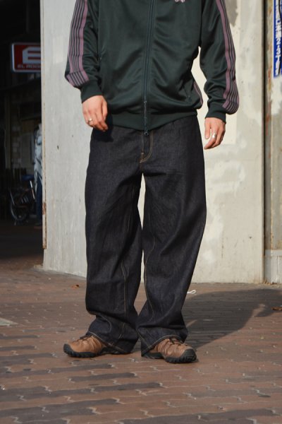 画像7: blurhms ROOTSTOCK（ブラームスルーツストック）13.5oz Denim Pants Wide（13.5ozデニムパンツ ワイド）/ Indigo（インディゴ）【裾上げ無料】 (7)