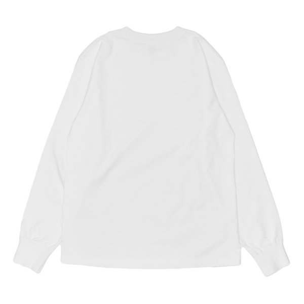 画像3: Yonetomi NEW BASIC(ヨネトミニューベーシック)NEW BASIC T-SHIRT "LONG SLEEVE"(ニューベーシックTシャツ "ロングスリーブ")/ White(ホワイト)・Black(ブラック) (3)