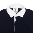 画像3: BARBARIAN（バーバリアン）Heavy Weight Rugby Collar Shirt（ヘビーウェイト ラグビーカラーシャツ）"BOLD MOUNTAINEER" / Navy×Black×Ivory×Columbia（ネイビー×ブラック×アイボリー×コロンビア） (3)
