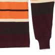 画像5: BARBARIAN（バーバリアン）Heavy Weight Rugby Collar Shirt（ヘビーウェイト ラグビーカラーシャツ）"BOLD MOUNTAINEER" / Harvard×Brown×Beige×Burnt Orange（ハーバード×ブラウン×ベージュ×B,オレンジ） (5)