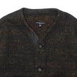 画像4: ENGINEERED GARMENTS（エンジニアードガーメンツ）KNIT CARDIGAN（ニットカーディガン）"Wool Poly Nep Sweater Knit" / Brown（ブラウン） (4)