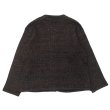 画像2: ENGINEERED GARMENTS（エンジニアードガーメンツ）KNIT CARDIGAN（ニットカーディガン）"Wool Poly Nep Sweater Knit" / Brown（ブラウン） (2)