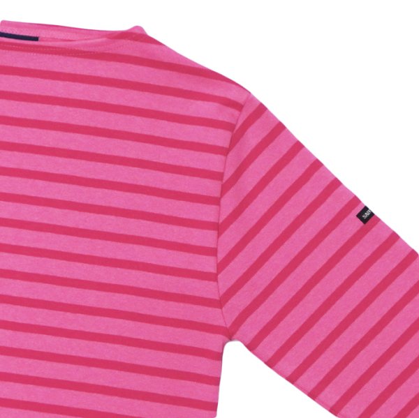 画像4: SAINT JAMES（セントジェームス）OUESSANT（ウエッソン）"BORDER" / NEON×DRAGON（ピンク×ショッキングピンク） (4)