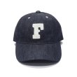 画像1: FULLCOUNT（フルカウント）#6843 6Panel Denim Baseball Cap（6パネルデニムベースボールキャップ）‘F' Patch / Indigo Blue（インディゴブルー） (1)