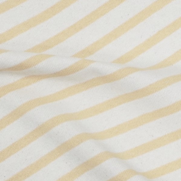 画像6: SAINT JAMES（セントジェームス）OUESSANT（ウエッソン）"BORDER" / ECRU×TOPAZE（エクリュ×クリームイエロー） (6)