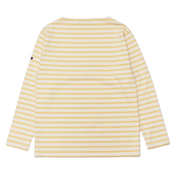 画像2: SAINT JAMES（セントジェームス）OUESSANT（ウエッソン）"BORDER" / ECRU×TOPAZE（エクリュ×クリームイエロー） (2)