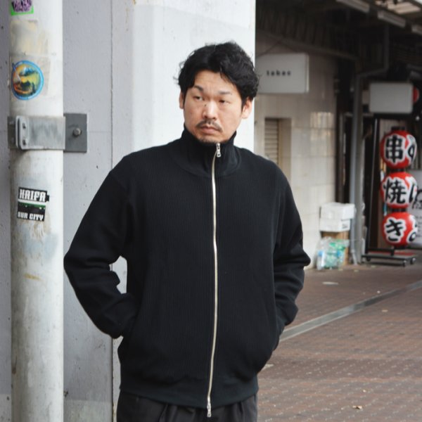 画像8: *A VONTADE(アボンタージ)Big Waffle Drivers Zip Cardigan(ビッグワッフルドライバーズジップカーディガン)/ Charcoal(チャコール) (8)