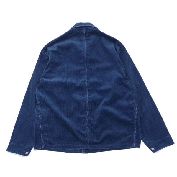 画像2: Post O'Alls（ポストオーバーオールズ）POS-Travail 2（ポストラバイル 2） "Widewale Cords" / Navy（ネイビー） (2)
