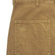画像6: SMITH'S AMERICAN(スミスアメリカン)LES HALLES painter(レアールペインター)"Uneven Corduroy / Garment dye" / Mocha(モカ)【裾上げ無料】 (6)