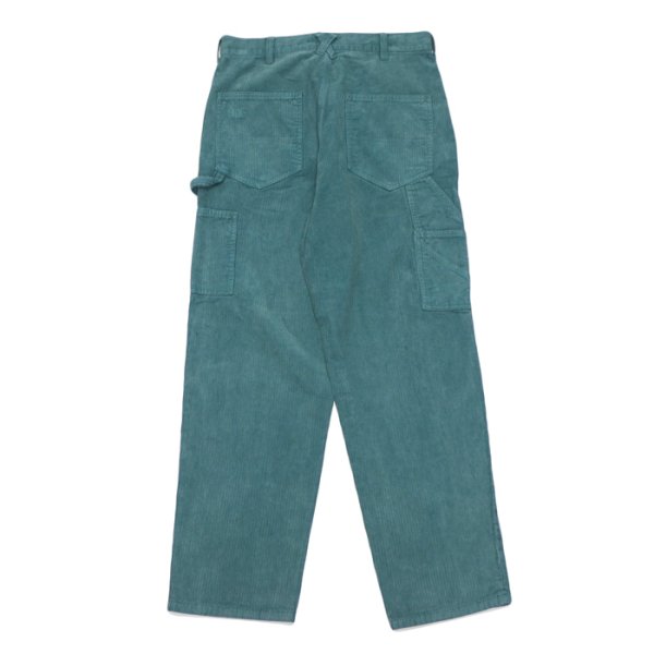画像2: SMITH'S AMERICAN(スミスアメリカン)LES HALLES painter(レアールペインター)"Uneven Corduroy / Garment dye" / Jade(ジェード)【裾上げ無料】 (2)