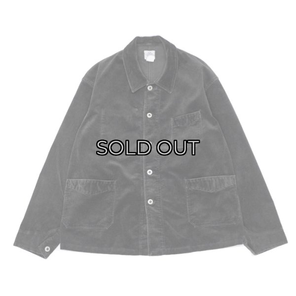 画像1: Post O'Alls（ポストオーバーオールズ）POS-Travail 2（ポストラバイル 2） "Widewale Cords" / Charcoal（チャコール） (1)