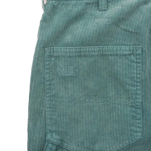 画像6: SMITH'S AMERICAN(スミスアメリカン)LES HALLES painter(レアールペインター)"Uneven Corduroy / Garment dye" / Jade(ジェード)【裾上げ無料】 (6)