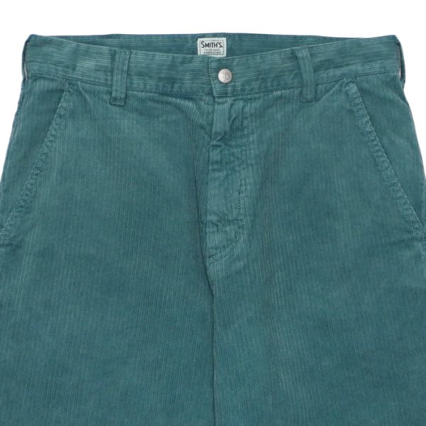 画像4: SMITH'S AMERICAN(スミスアメリカン)LES HALLES painter(レアールペインター)"Uneven Corduroy / Garment dye" / Jade(ジェード)【裾上げ無料】 (4)