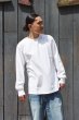 画像10: Yonetomi NEW BASIC(ヨネトミニューベーシック)NEW BASIC T-SHIRT "LONG SLEEVE"(ニューベーシックTシャツ "ロングスリーブ")/ White(ホワイト)・Black(ブラック) (10)