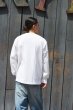 画像12: Yonetomi NEW BASIC(ヨネトミニューベーシック)NEW BASIC T-SHIRT "LONG SLEEVE"(ニューベーシックTシャツ "ロングスリーブ")/ White(ホワイト)・Black(ブラック) (12)