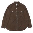 画像1: Post O'Alls(ポストオーバーオールズ)St.Louis(セント・ルイス)”Cotton Flannel Plaid" / Orange Block(オレンジ ブロックチェック) (1)