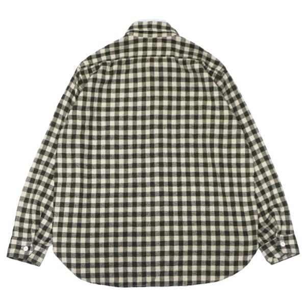 画像2: Post O'Alls(ポストオーバーオールズ)St.Louis(セント・ルイス)”Cotton Flannel Plaid" / Grey Block(グレー ブロックチェック) (2)