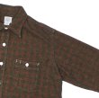 画像4: Post O'Alls(ポストオーバーオールズ)St.Louis(セント・ルイス)”Cotton Flannel Plaid" / Orange Block(オレンジ ブロックチェック) (4)
