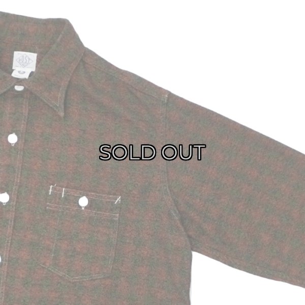 画像4: Post O'Alls（ポストオーバーオールズ）St.Louis（セント・ルイス）”Cotton Flannel Plaid" / Orange Block（オレンジ ブロックチェック） (4)