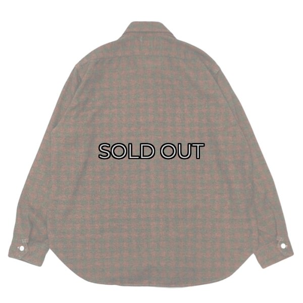 画像2: Post O'Alls（ポストオーバーオールズ）St.Louis（セント・ルイス）”Cotton Flannel Plaid" / Orange Block（オレンジ ブロックチェック） (2)