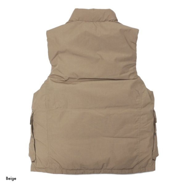 画像5: NANGA(ナンガ)HINOC DOWN VEST(ヒノックダウンベスト)/ Charcoal(チャコール)・Beige(ベージュ) (5)