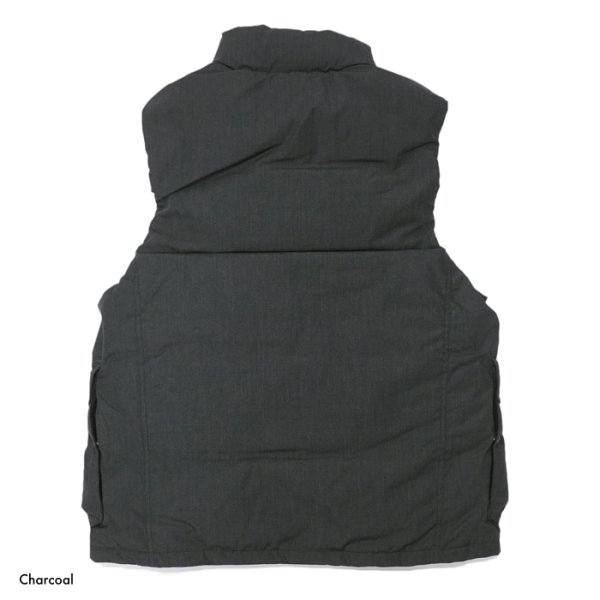 画像3: NANGA(ナンガ)HINOC DOWN VEST(ヒノックダウンベスト)/ Charcoal(チャコール)・Beige(ベージュ) (3)