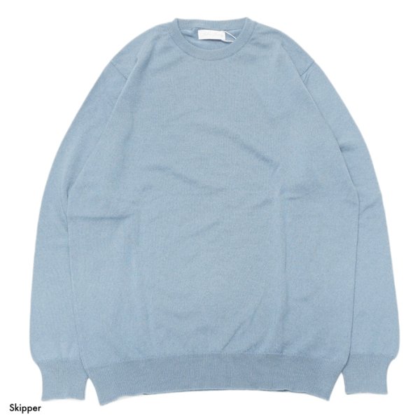 画像3: John Laing(ジョンレイン)CASHMERE KNIT WEAR CREW NECK(カシミヤニットウェアクルーネック)"21G 1PLY" / 4Colors(全4色展開) (3)
