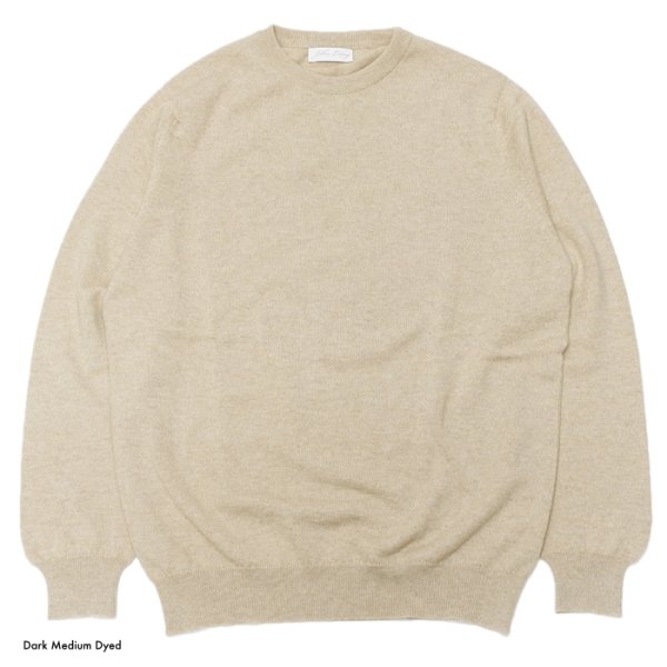 画像5: John Laing(ジョンレイン)CASHMERE KNIT WEAR CREW NECK(カシミヤニットウェアクルーネック)"21G 1PLY" / 4Colors(全4色展開) (5)