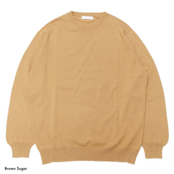 画像4: John Laing(ジョンレイン)CASHMERE KNIT WEAR CREW NECK(カシミヤニットウェアクルーネック)"21G 1PLY" / 4Colors(全4色展開) (4)