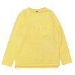 画像1: Good On(グッドオン)Long Sleeve Heavy Raglan Pocket Tee(ロングスリーブヘビーラグランポケットTシャツ)"Pigment Dye" / Straw(ストロー) (1)