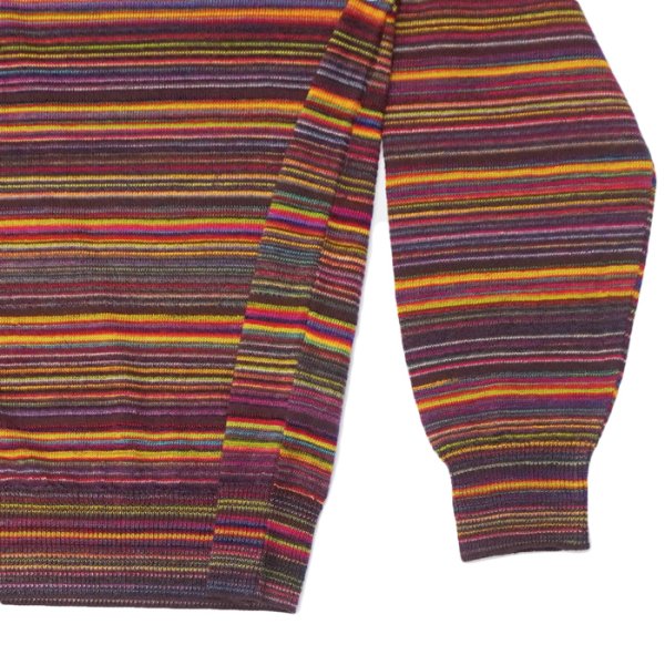 画像6: COOHEM(コーヘン)MULTI KURARI TENJIKU KNIT PULLOVER(マルチクサリ天竺ニットプルオーバー)/ Red(レッド) (6)