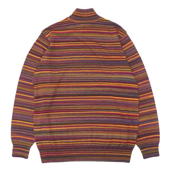 画像2: COOHEM(コーヘン)MULTI KURARI TENJIKU KNIT PULLOVER(マルチクサリ天竺ニットプルオーバー)/ Red(レッド) (2)