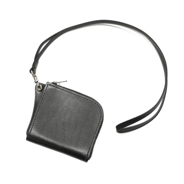 画像9: WILD SWANS（ワイルドスワンズ）ALARD（アラード）L字ジップウォレット/Black(ブラック)"サドルプルアップ" (9)