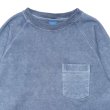 画像3: Good On(グッドオン)Long Sleeve Heavy Raglan Pocket Tee(ロングスリーブヘビーラグランポケットTシャツ)"Pigment Dye" / Ajisai(アジサイ) (3)