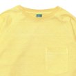 画像3: Good On(グッドオン)Long Sleeve Heavy Raglan Pocket Tee(ロングスリーブヘビーラグランポケットTシャツ)"Pigment Dye" / Straw(ストロー) (3)