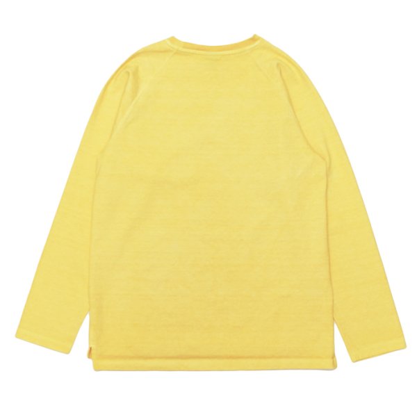 画像2: Good On(グッドオン)Long Sleeve Heavy Raglan Pocket Tee(ロングスリーブヘビーラグランポケットTシャツ)"Pigment Dye" / Straw(ストロー) (2)